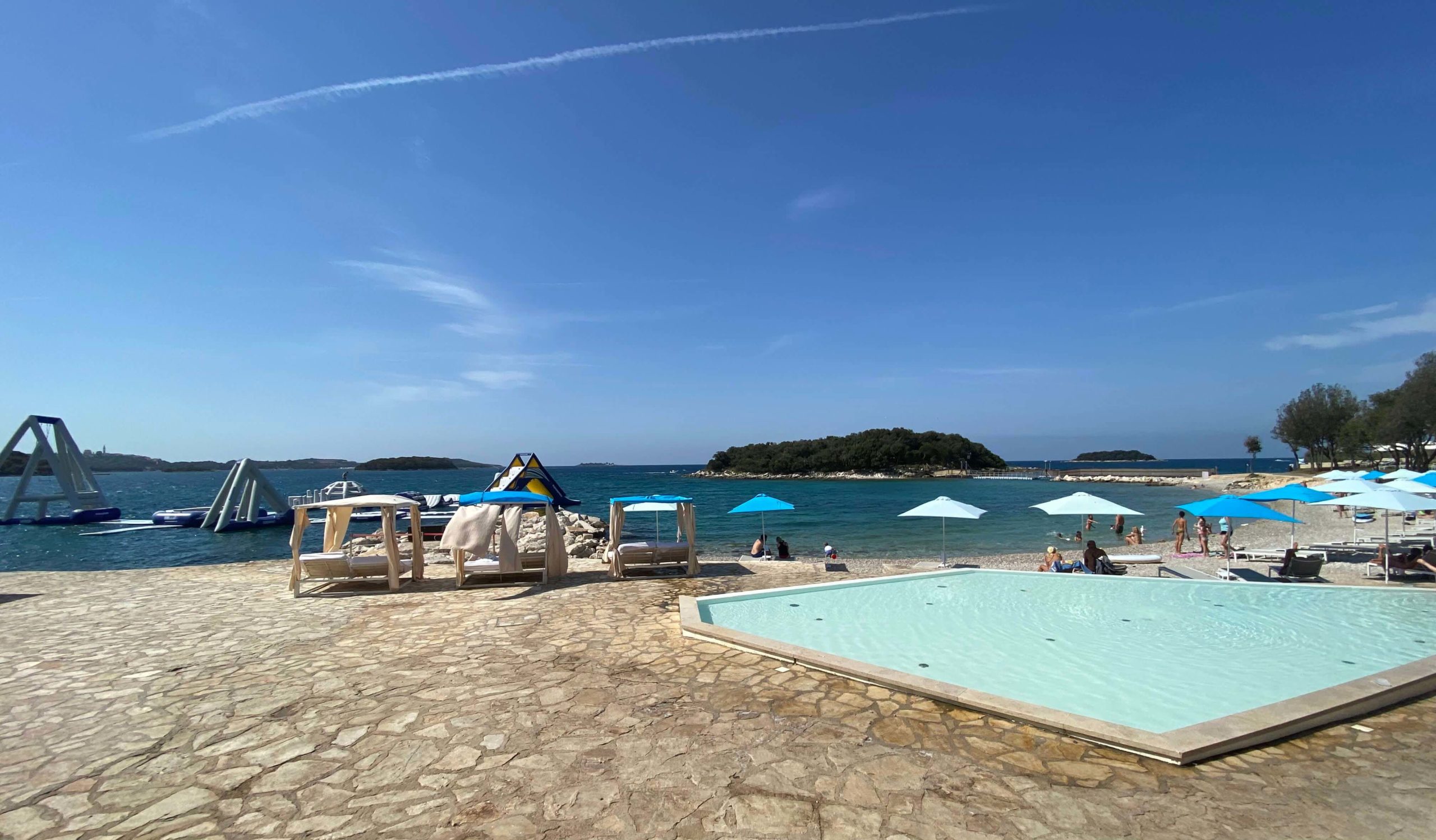Maro Family Beach v Istra Premium Camping Resort vo Funtane