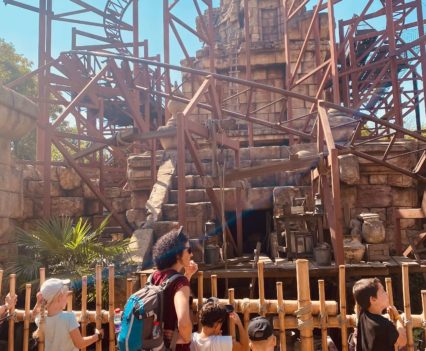 Dobrodružstvá Indiana Jonesa v Disneylande pripomína nielen horská dráha ale aj džungla a lanový park.