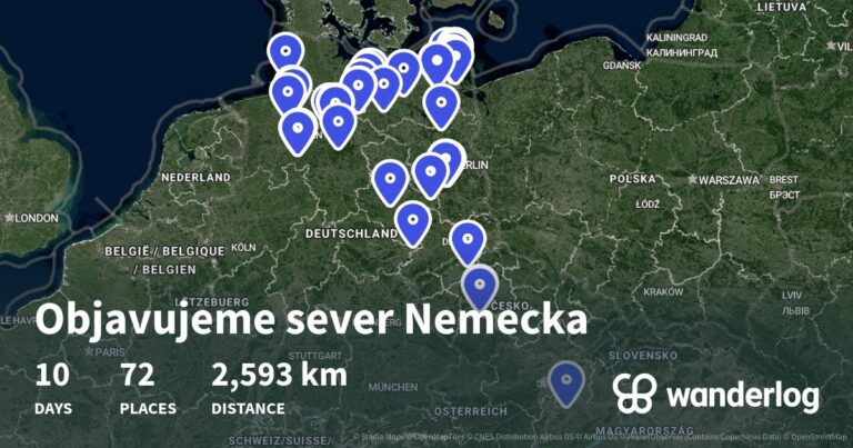 Hamburg, Wadské a Baltské more, ostrov Rujana za 10 dní